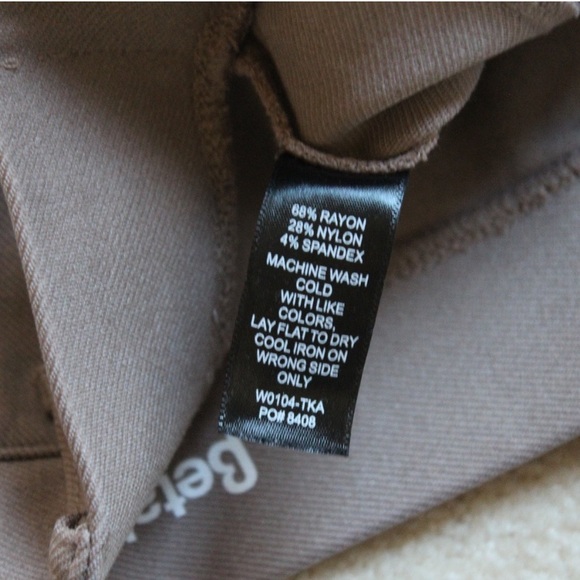 •Betabrand• Yoga Dress Pants Bootcut Khaki Twill - Picture 4 of 4